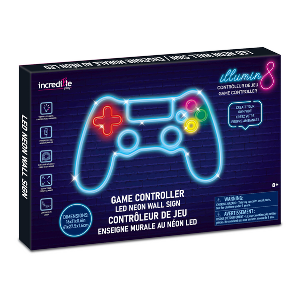 Incredible Group - TOY33065 | Game Controller Neon LED Wall Sign