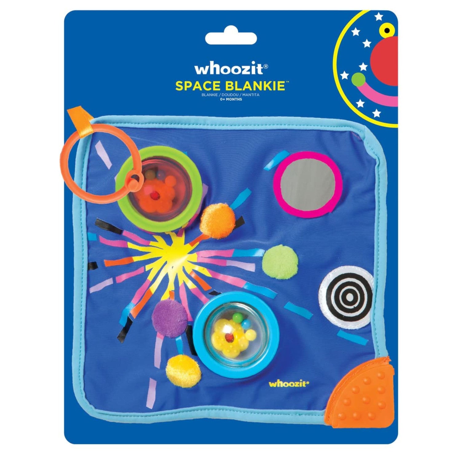 The Manhattan Toy Company - 213330 | Whoozit Space Blankie