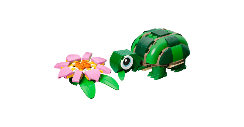 LEGO - 31377 | Creator 3-in-1 - Turtle with a Water Lily Flower