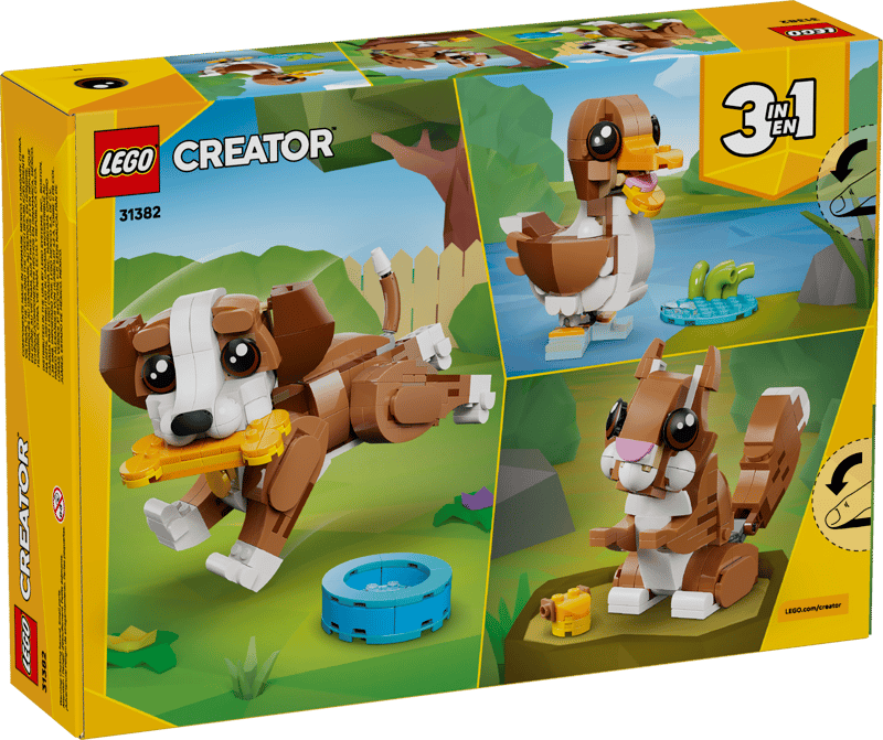 LEGO - 31382 | Creator 3-in-1 - Cute Animals: Playful Puppy Dog