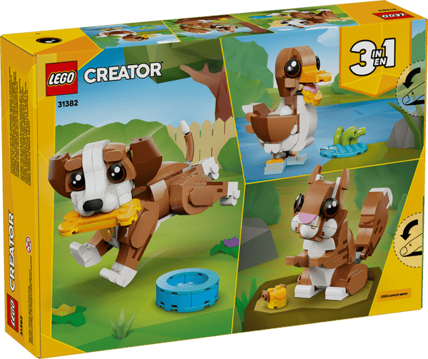 LEGO - 31382 | Creator 3-in-1 - Cute Animals: Playful Puppy Dog