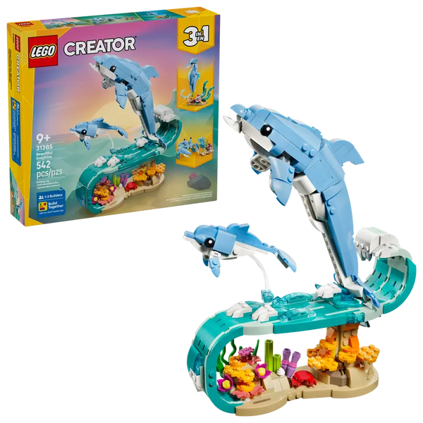 LEGO - 31385 | Creator 3-in-1 - Sea Animals: Beautiful Dolphins