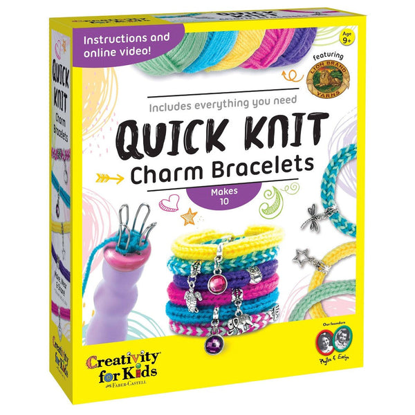Creativity for Kids - 6305000 | Quick Knit Charm Bracelets