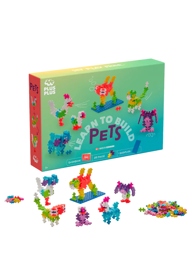 Plus-Plus - 3962 | Puzzle By Number - Learn To Build - Pets