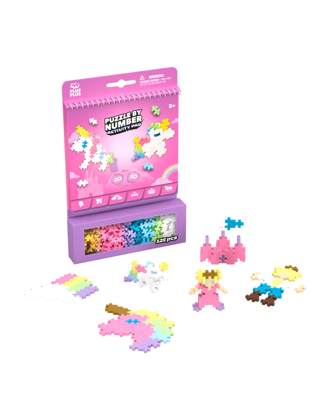 Plus-Plus - 3988 | Puzzle By Number - Activity Pad - Fairy Tale