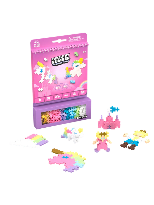 Plus-Plus - 3988 | Puzzle By Number - Activity Pad - Fairy Tale