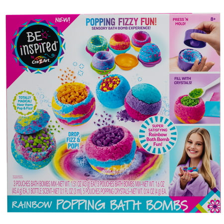 Cra Z Art - 53375 | Be Inspired: Rainbow Popping Bath Bombs