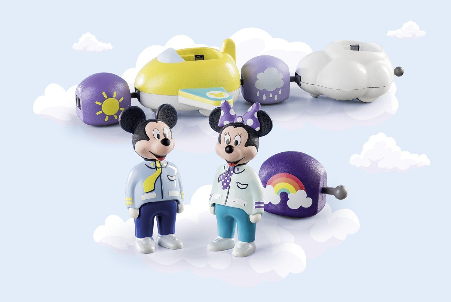 Playmobil - 71320 | 1.2.3 Disney:  Mickey's & Minnie's Cloud Ride