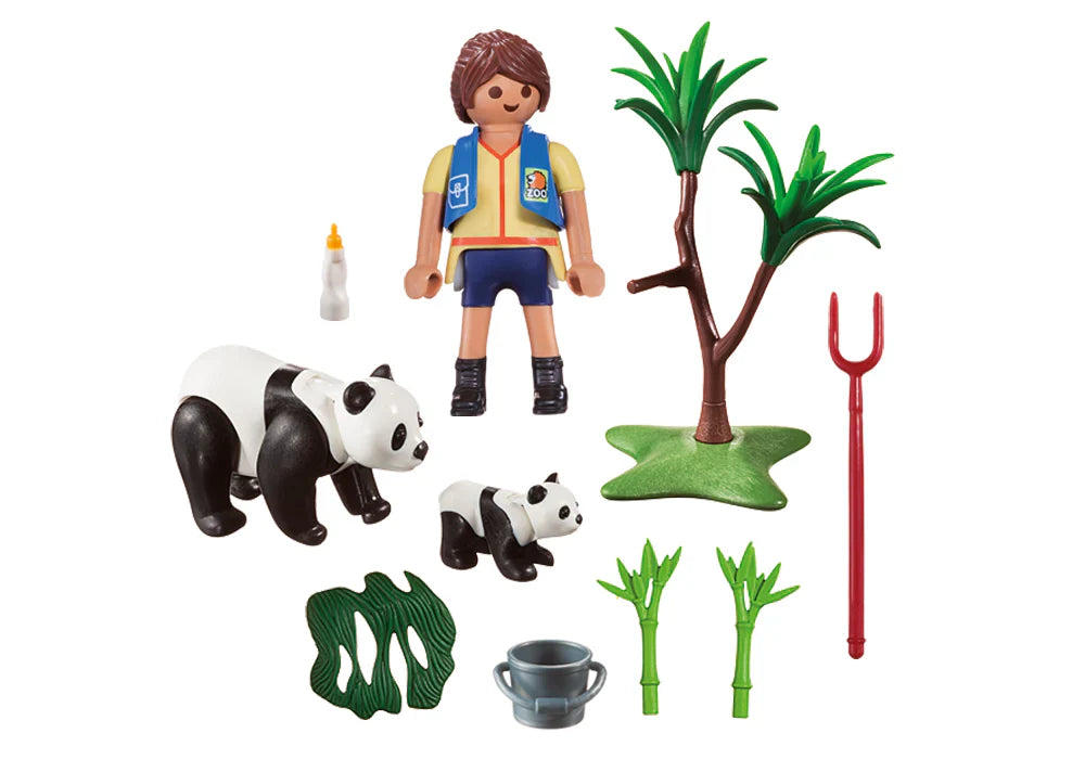 Playmobil - 70105 | City Life: Panda Caretaker Carry Case