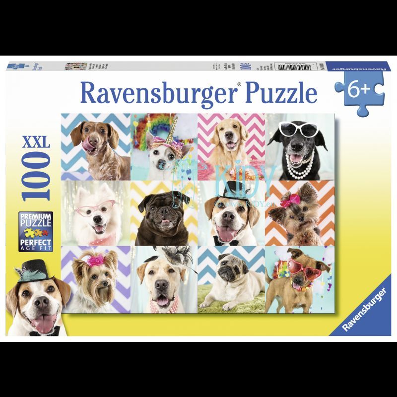 Ravensburger - 10870 | Doggy Disguise - 100 PC Puzzle