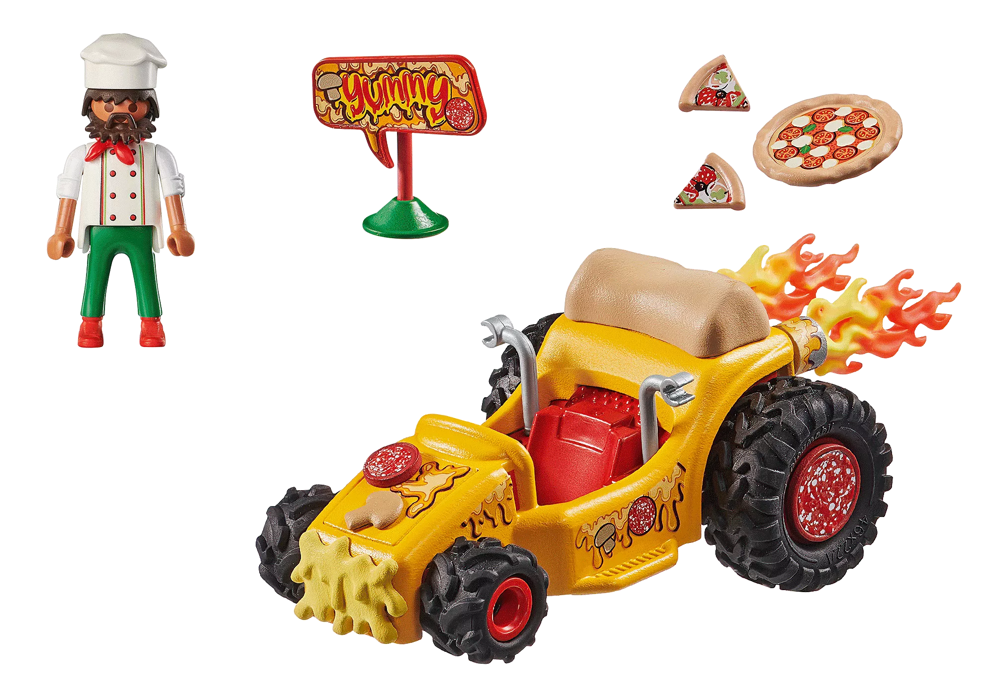 Playmobil - 71634 | Funstars: Racing Pizza Chef