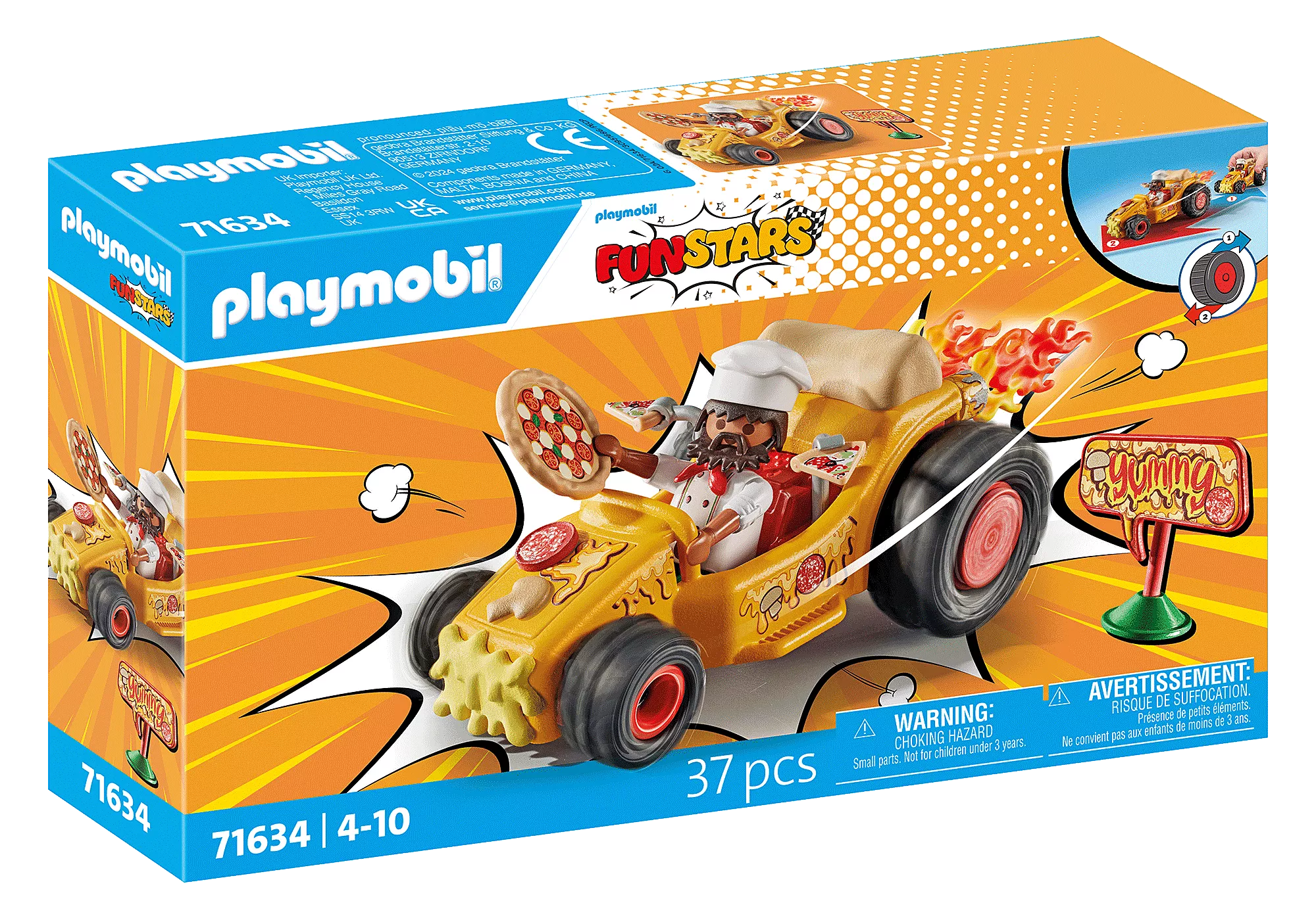 Playmobil - 71634 | Funstars: Racing Pizza Chef