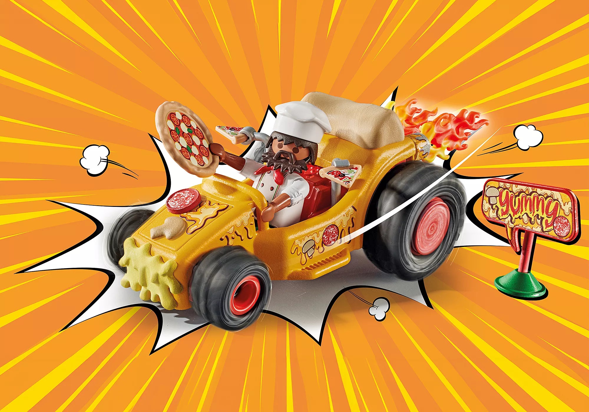 Playmobil - 71634 | Funstars: Racing Pizza Chef