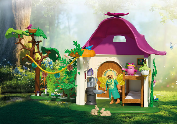Playmobil - 71838 | Princess Magic: Cozy Fairytale House with Golden Unicorn and Stable