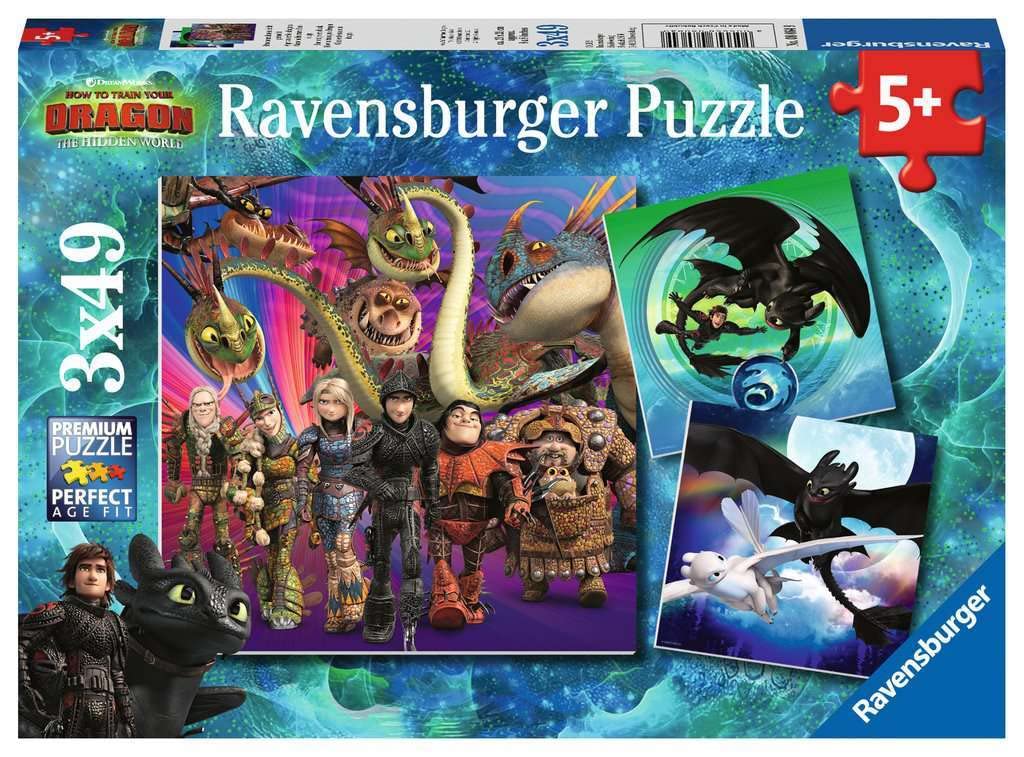Ravensburger - 12629 | The Dragon Riders - 200 XXL PC Puzzle