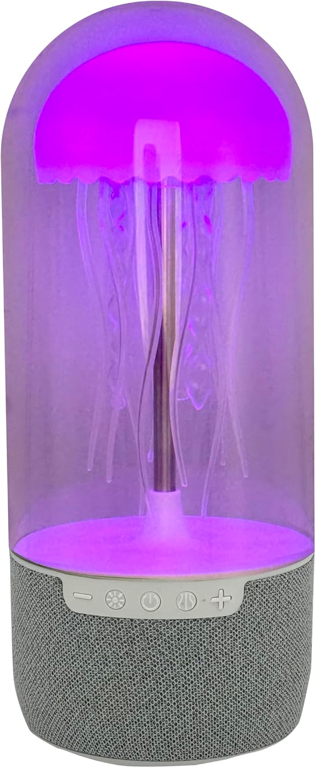Trendtech Brands - JFSPKWHT | Jelly Fish Lamp with Bluetooth Speaker