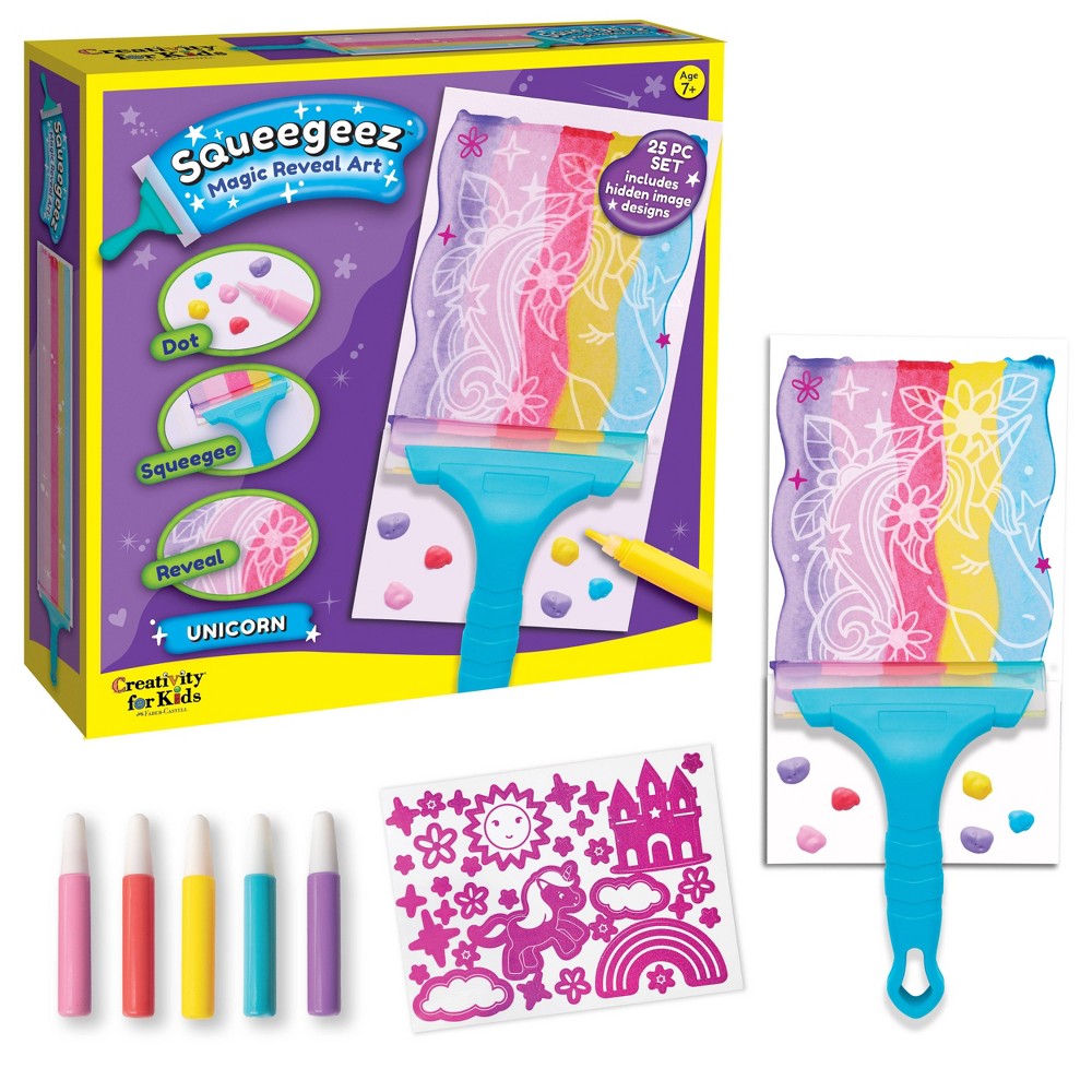 Creativity for Kids - 6409000 | Squeegeez Magic Reveal Art Unicorn