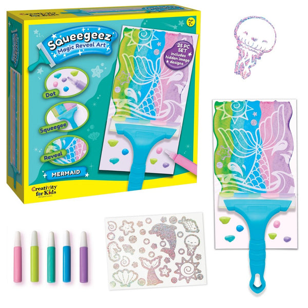 Creativity for Kids - 6411000 | Squeegeez Magic Reveal Art Mermaid