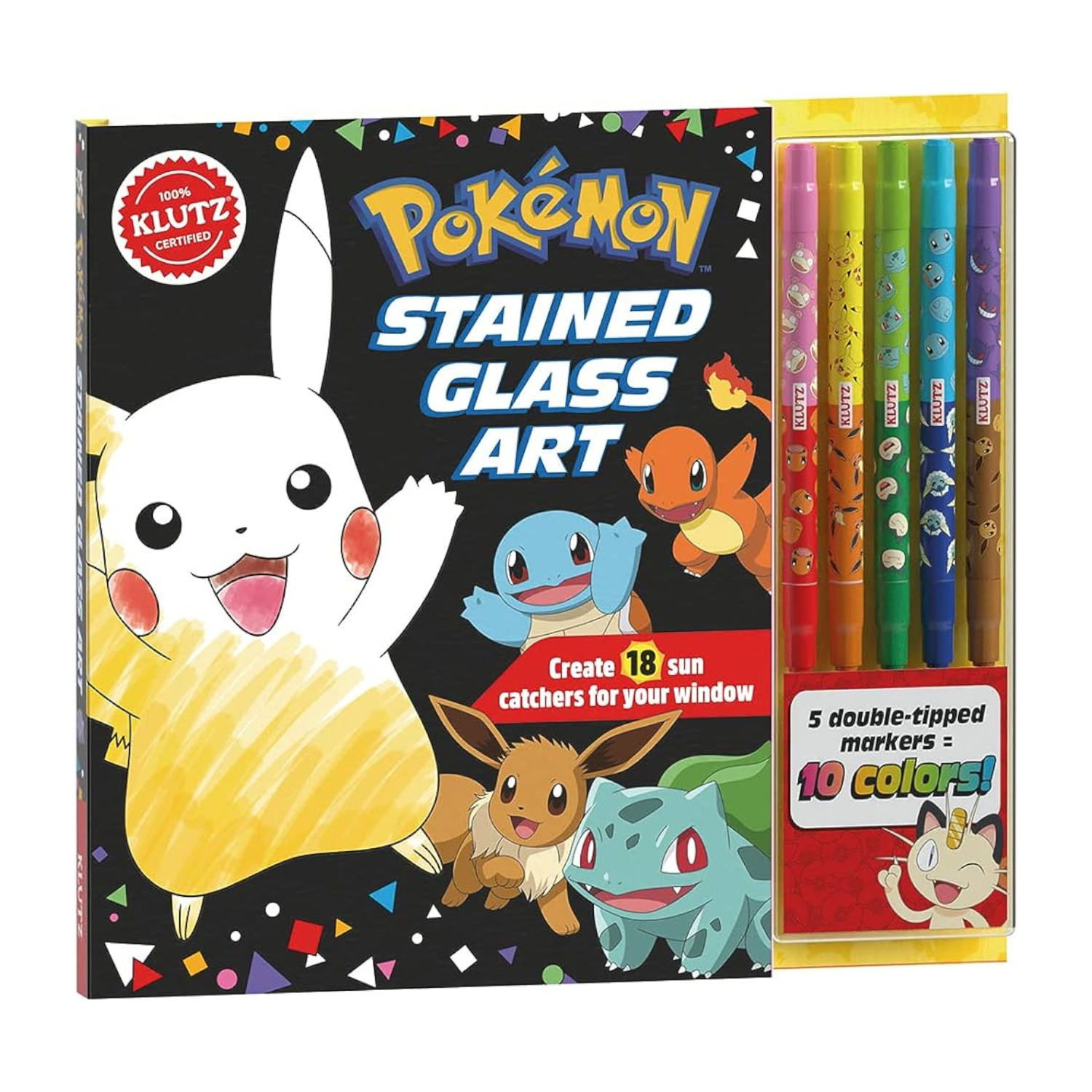 Klutz - 89599 | Pokemon Stained Glass Art