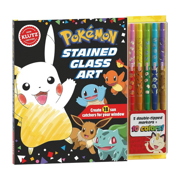 Klutz - 89599 | Pokemon Stained Glass Art