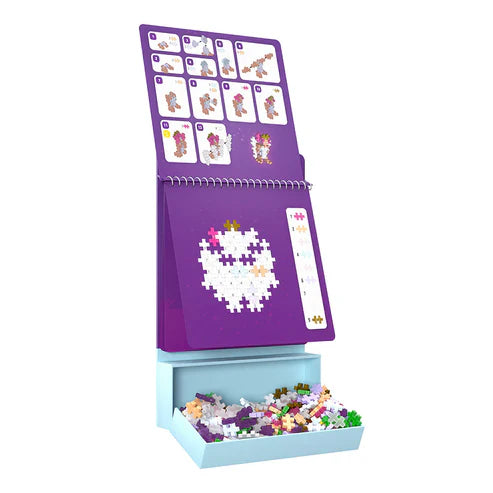 Plus-Plus - 4348 | Puzzle By Number - Activity Pad - Enchanted Forest