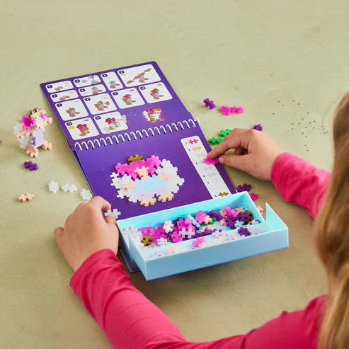 Plus-Plus - 4348 | Puzzle By Number - Activity Pad - Enchanted Forest