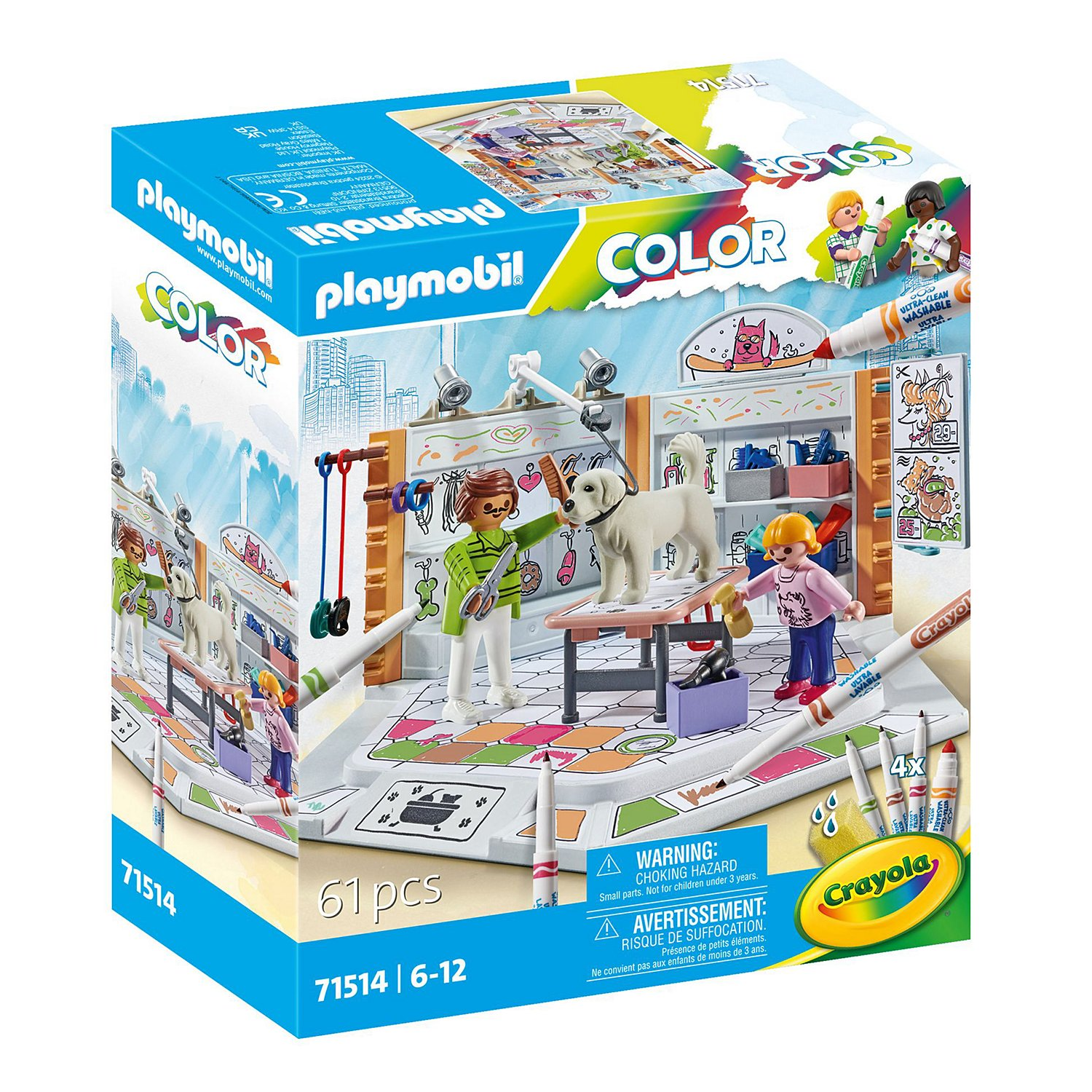 Playmobil - 71514 | Color: Dogs Salon
