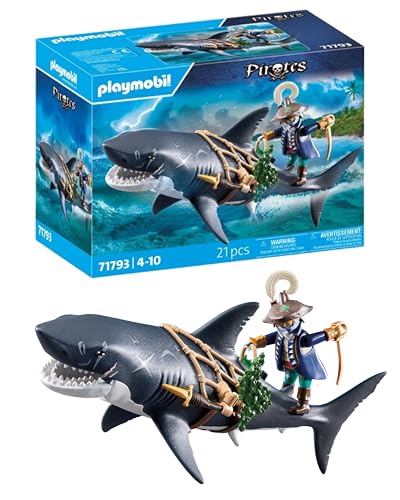 Playmobil - 71793 | Giant Shark with Pirate