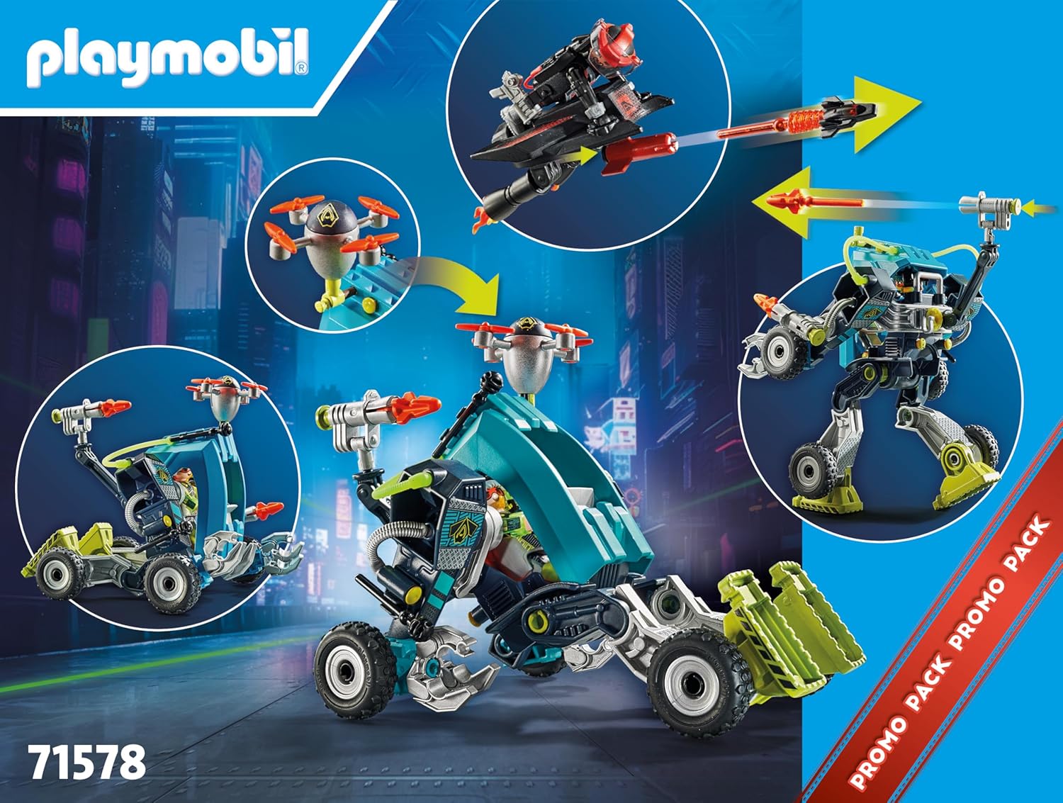 Playmobil - 71578 | 71578 - Promo Pack: Robot Vs. Glider