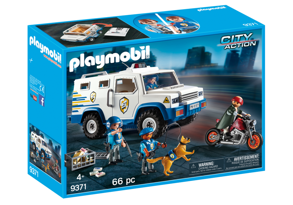 Playmobil - 9371 | City Action: Police Money Transporter