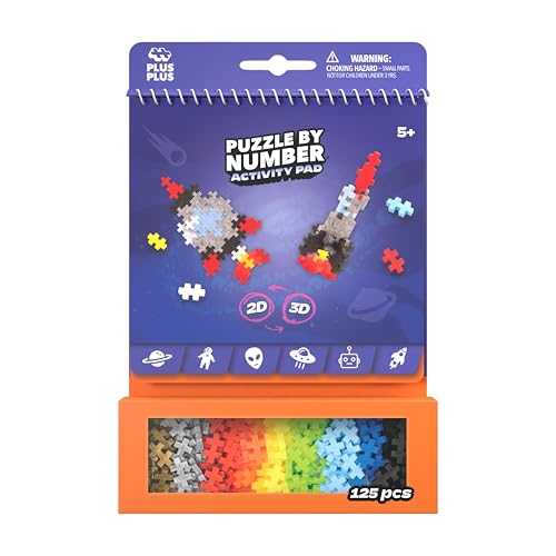 Plus-Plus - 3989 | Puzzle By Number - Activity Pad - Space