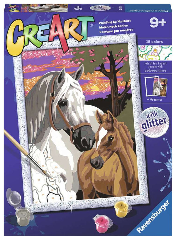 Ravensburger - 20052 | CreART: Sunset Horses