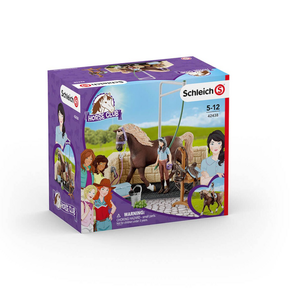 Schleich - 42438 | Washing Area with Horse Club Emily & Luna
