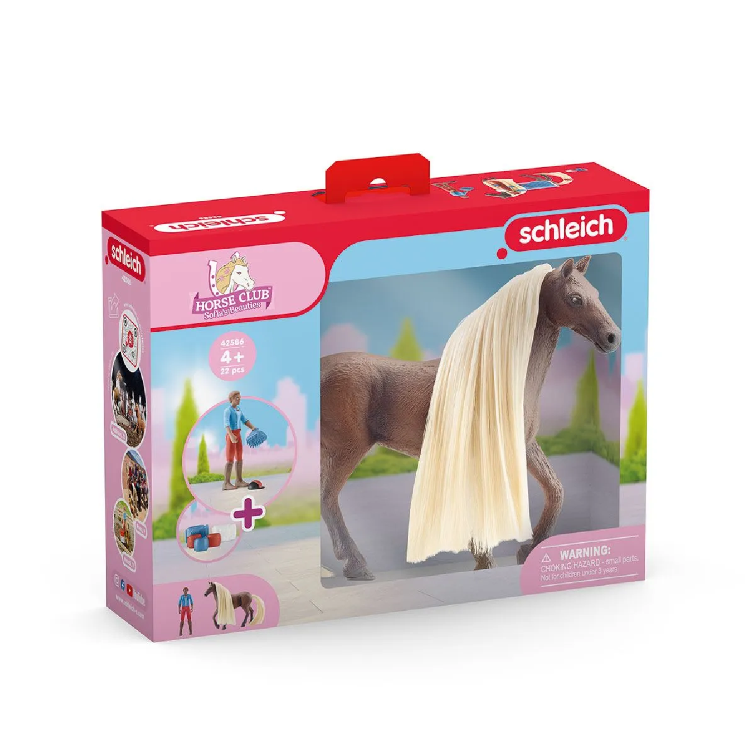 Schleich - 42586 | Horse Club: Starter Set Leo & Rocky