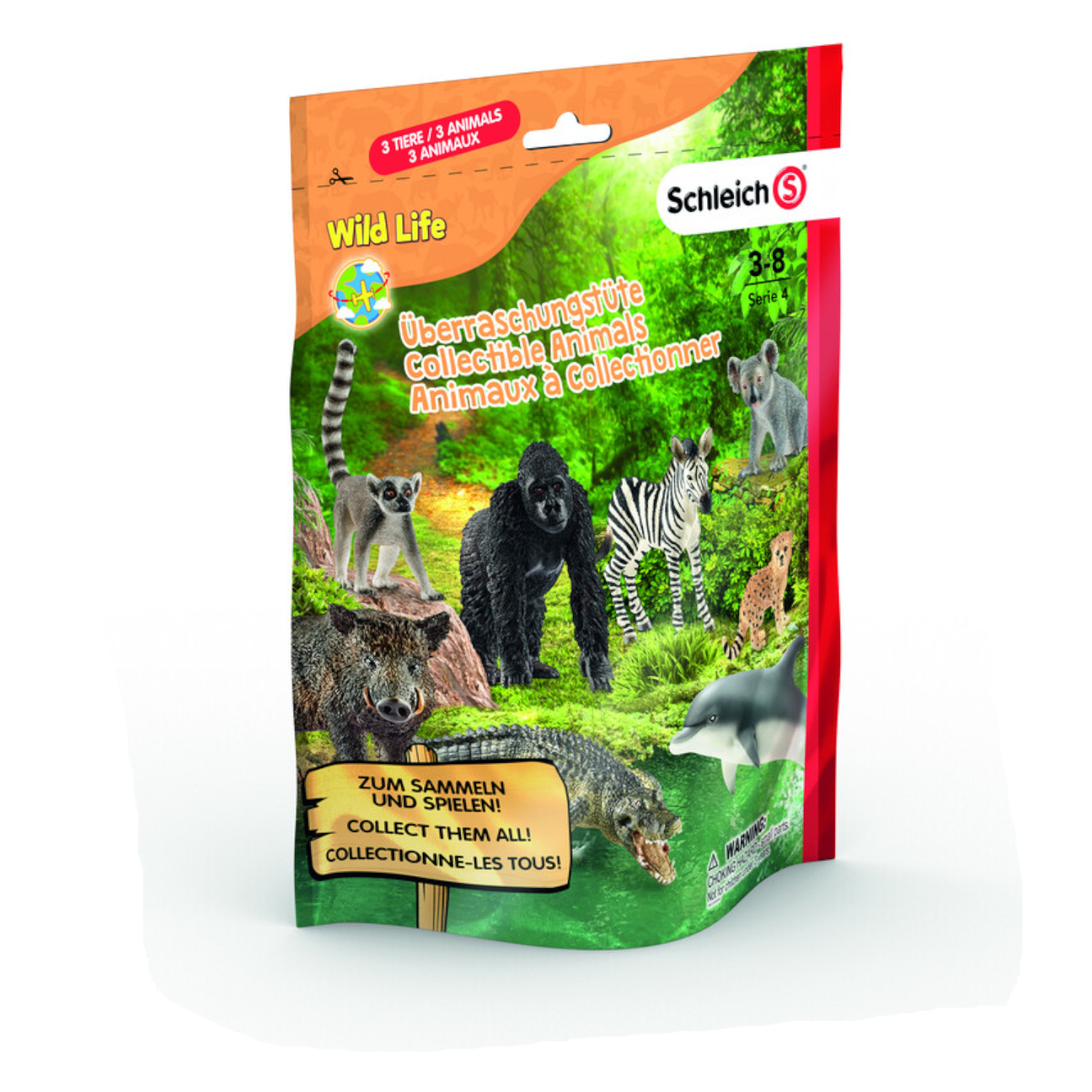 Schleich - 77363 | Wild Life: Large Blind Bag - Series 4 (One per Purchase)