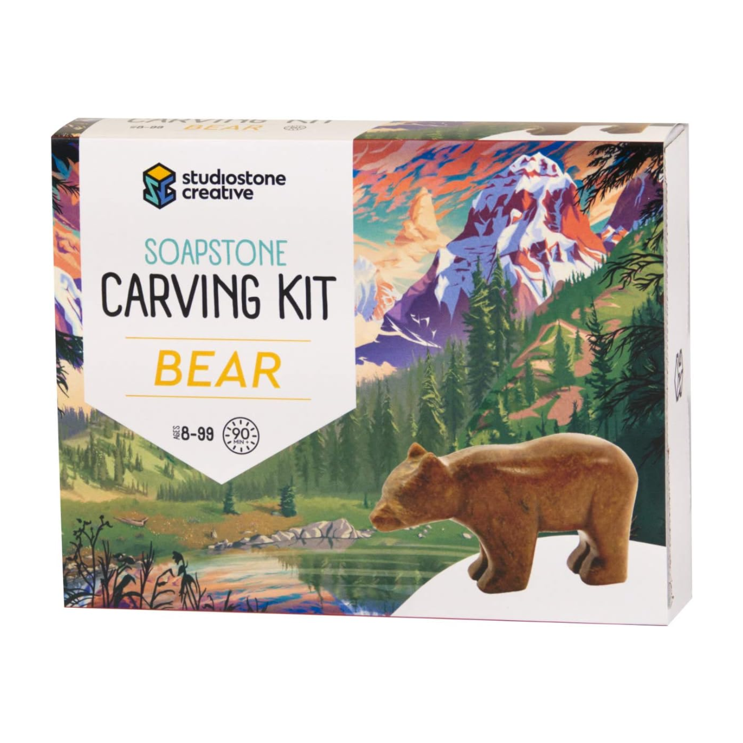 Studiostone Creative - 75301 | Soapstone Carving Kit - Bear