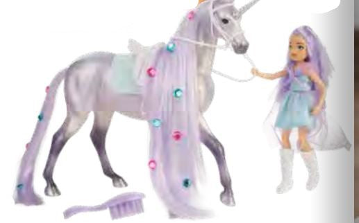 Breyer - B-FS-10653 | Twila & Moonstone - Magical Unicorn and Rider 