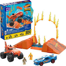 Mattel - HKF88 | Mega Hot Wheels Tiger Shark Chomp Course