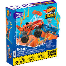 Mattel - HKF88 | Mega Hot Wheels Tiger Shark Chomp Course
