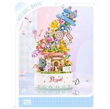 LOZ Blocks - LOZ1954 | Flower Music Box ( with Button Cell)