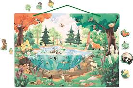 Janod - 08647 | Magnetic Picture Board - The Forest