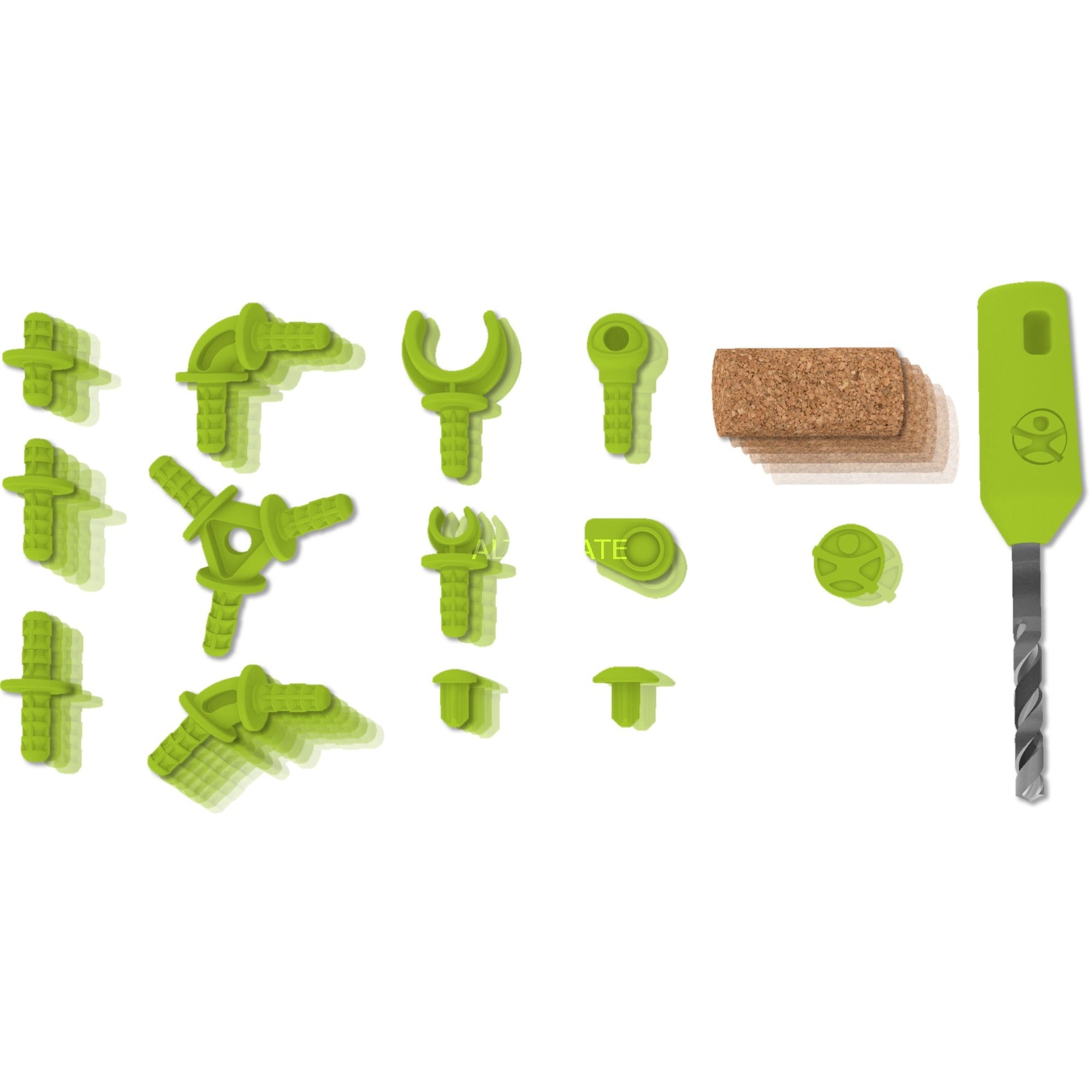 Haba - 305344 | Terra Kids Connectors - 45 Piece Animals Set