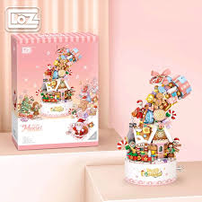 LOZ Blocks - LOZ1957 | Christmas Music Box ( with Button Cell)