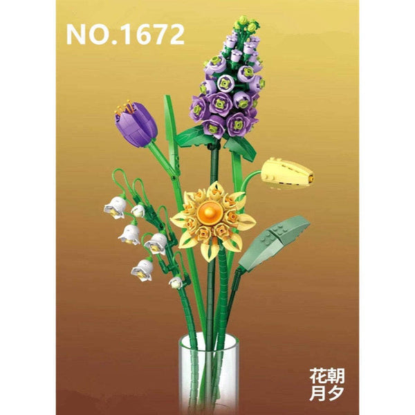 LOZ Blocks - LOZ1672 | Violet Bouquet Eternal Flower
